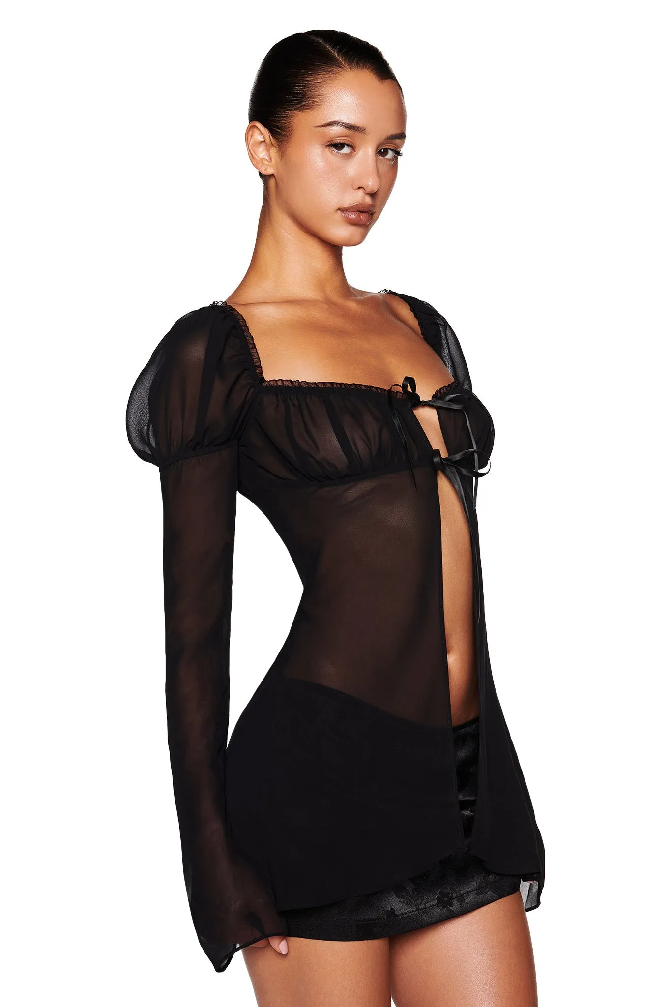 LINDSAY TOP - BLACK