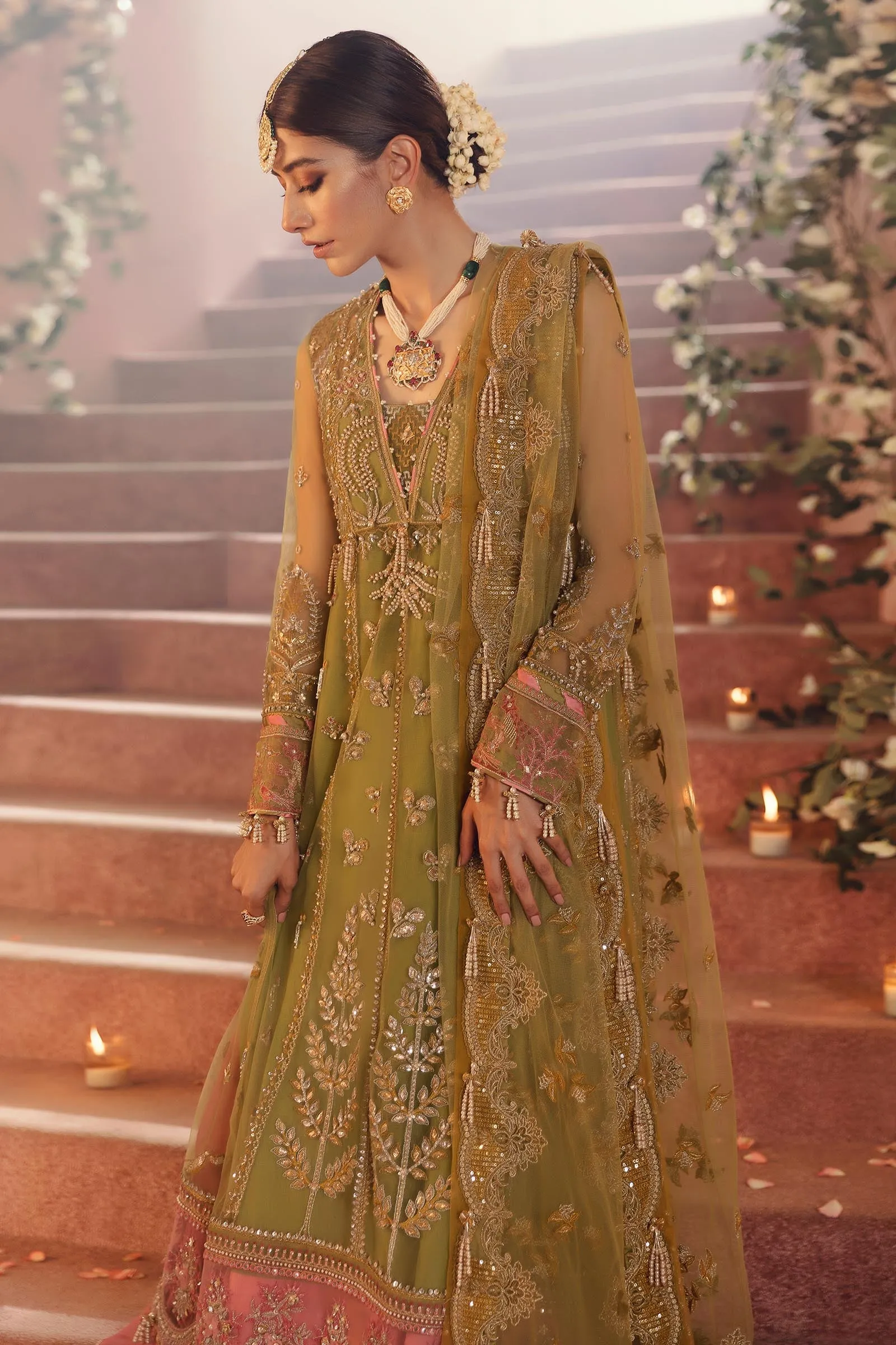 MEHZEBEEN (ZRW-20646) | Zaha Gossamer RTW Collection 2022 | Stitched Embellished Suits